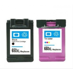 2X TUSZ ZAMIENNIK HP 650 XL Ink Advantage 2545 2645 1015 1515 2515 3515 4645 4647